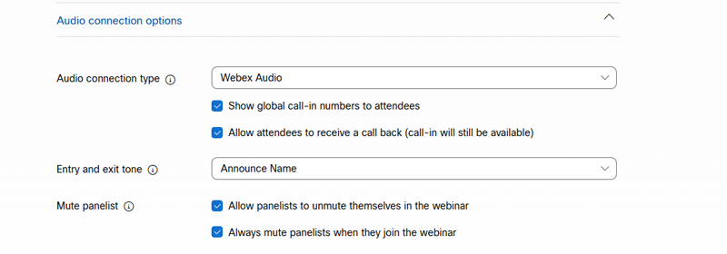 Tiếp tục nhấn vào Audio connection options