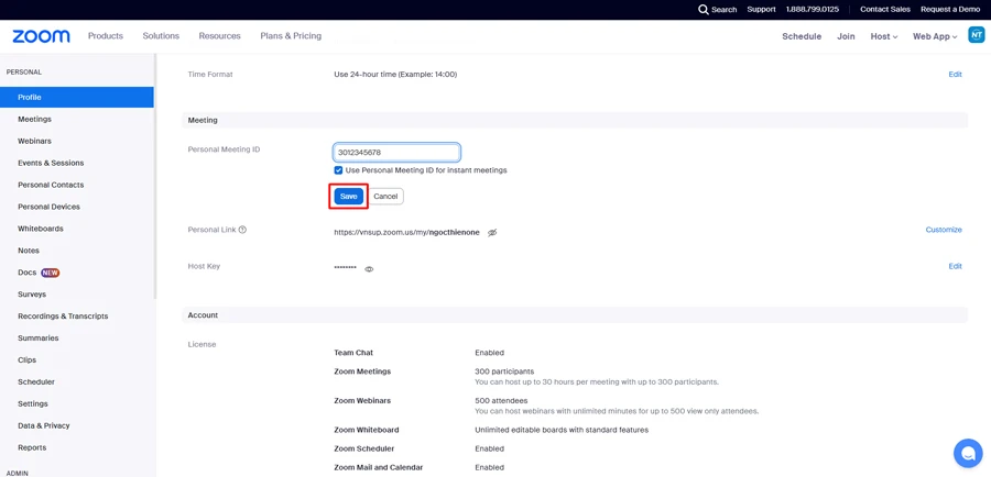Bước 6: Nhấn chọn Save
