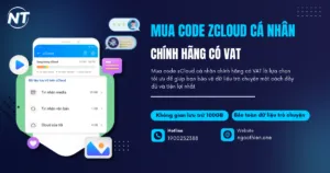 Mua code zCloud cá nhân chính hãng có VAT