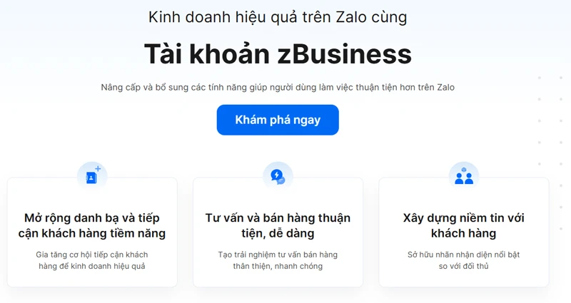 Cách mua Zalo Business Pro chính chủ từ A-Z