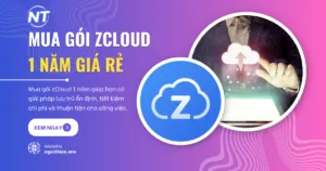 Mua gói zCloud 1 năm giá rẻ có VAT