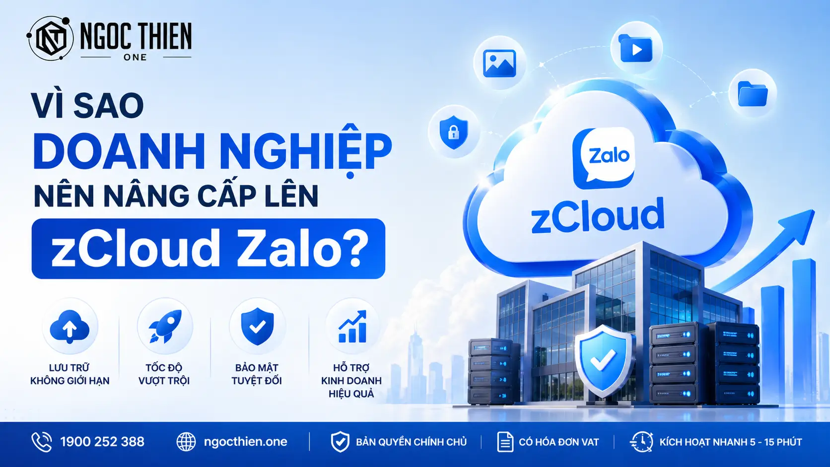 Vì sao doanh nghiệp nên nâng cấp lên zCloud Zalo?