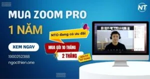 Bán tài khoản Zoom Pro 1 năm có xuất hóa đơn