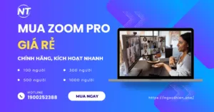 Mua Zoom Pro giá rẻ chính hãng, kích hoạt nhanh