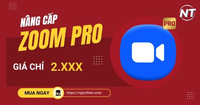 Bí quyết nâng cấp Zoom Pro 1 năm giá chỉ 2.xxx