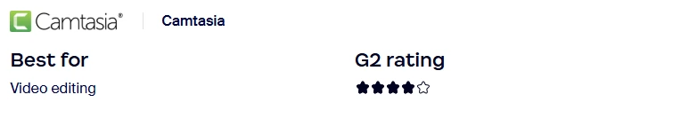 Camtasia để chỉnh sửa video