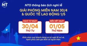 Thông báo nghỉ lễ 30/4 & 1/5/2025