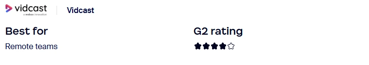 Vidcast cho các nhóm từ xa