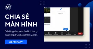 Khám phá tính năng chia sẻ màn hình trên Zoom