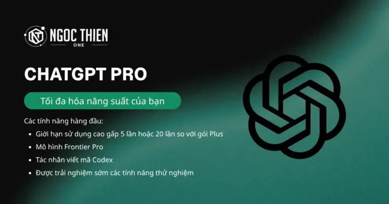 ChatGPT Pro là gì? Gói AI hiệu suất cao