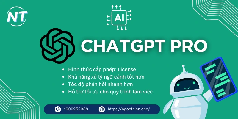 Mua ChatGPT Pro bản quyền chính hãng tại Việt Nam
