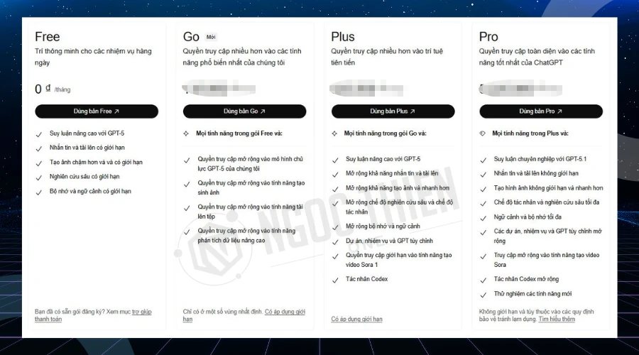 Tính năng nổi bật của ChatGPT Pro