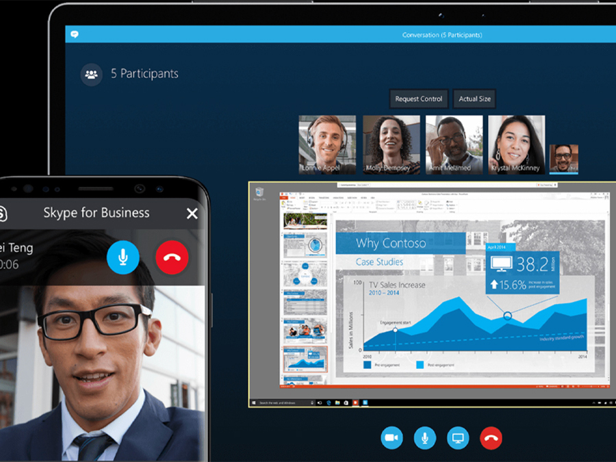 Skype - Phần mềm học online không giới hạn thời gian