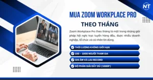 Mua Zoom Workplace Pro theo tháng giá tốt