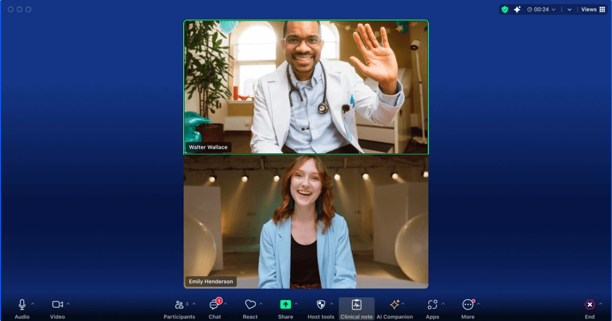 Cấu hình Zoom Workplace cho Bác sĩ lâm sàng