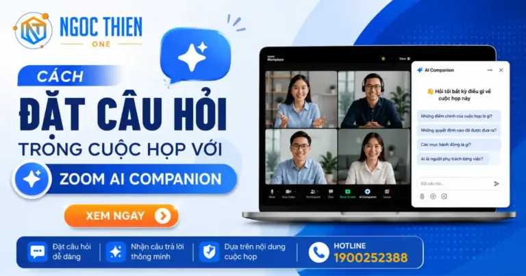 Cách đặt câu hỏi trong cuộc họp với Zoom AI Companion