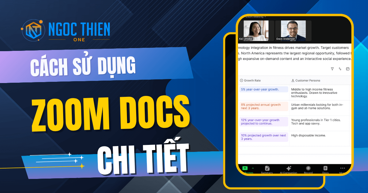 Hướng dẫn sử dụng Zoom Docs chi tiết dễ hiểu