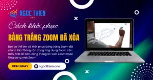 Cách khôi phục bảng trắng Zoom đã xóa đơn giản nhất
