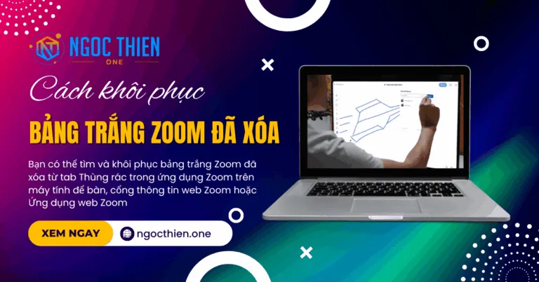 Cách khôi phục bảng trắng Zoom đã xóa đơn giản nhất