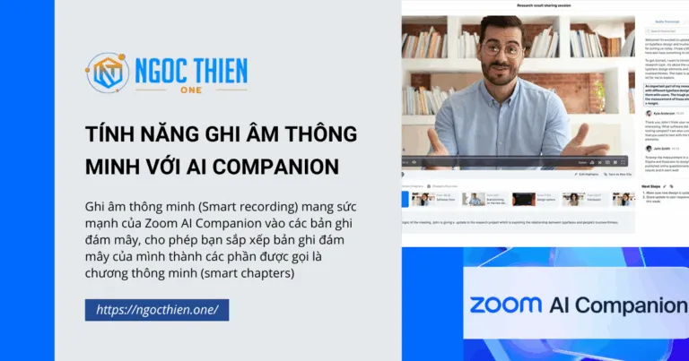 Tính năng ghi âm thông minh với AI Companion