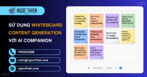 Sử dụng Whiteboard Content Generation với AI Companion