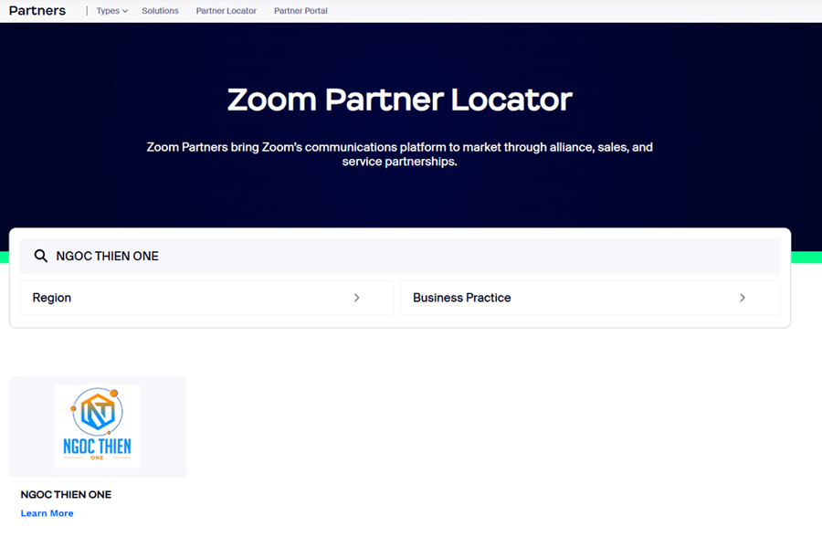 NTO - Đại lý Zoom tại Việt Nam uy tín