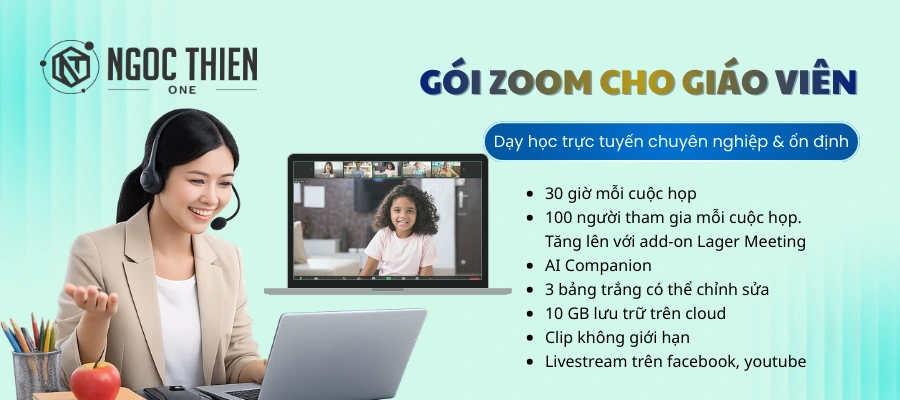 Gói Zoom được nhiều giáo viên tin dùng hiện nay