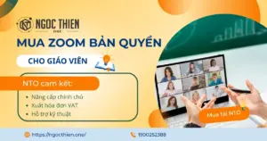 Mua Zoom cho giáo viên với nhiều gói giá phù hợp