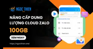 Cách nâng cấp dung lượng Cloud Zalo lên 100GB
