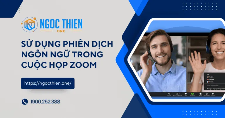 Sử dụng phiên dịch ngôn ngữ trong cuộc họp Zoom