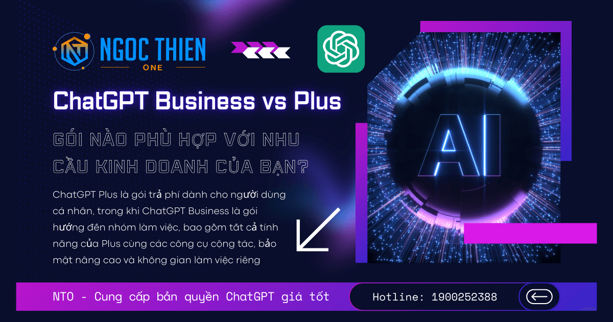 So sánh ChatGPT Business vs Plus: Gói nào phù hợp hơn?