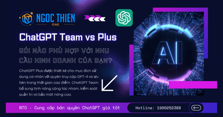 So sánh ChatGPT Team vs Plus: Gói nào phù hợp hơn?