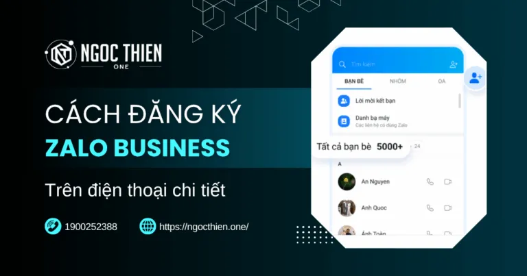 Cách đăng ký Zalo Business trên điện thoại 2025