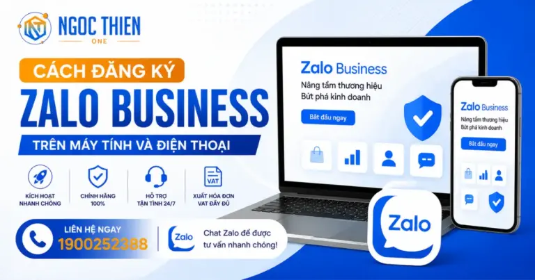 Cách đăng ký Zalo Business trên máy tính và điện thoại
