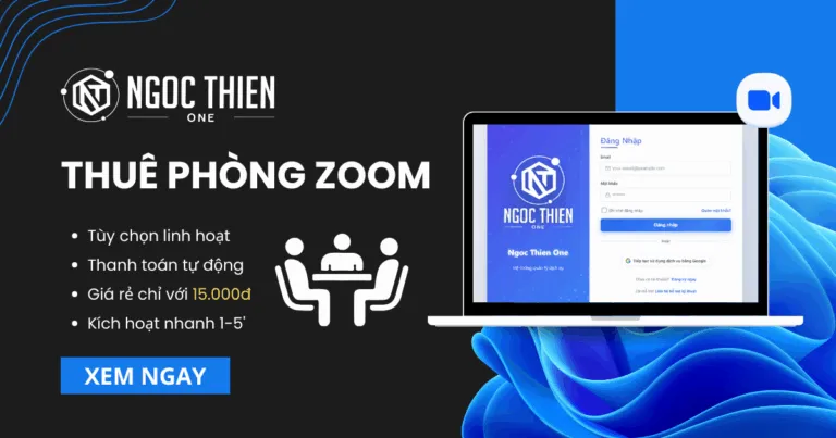 Hướng dẫn thuê phòng Zoom tự động giá rẻ, linh hoạt