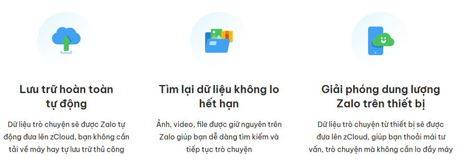 Tại sao nên nâng cấp zCloud Zalo?