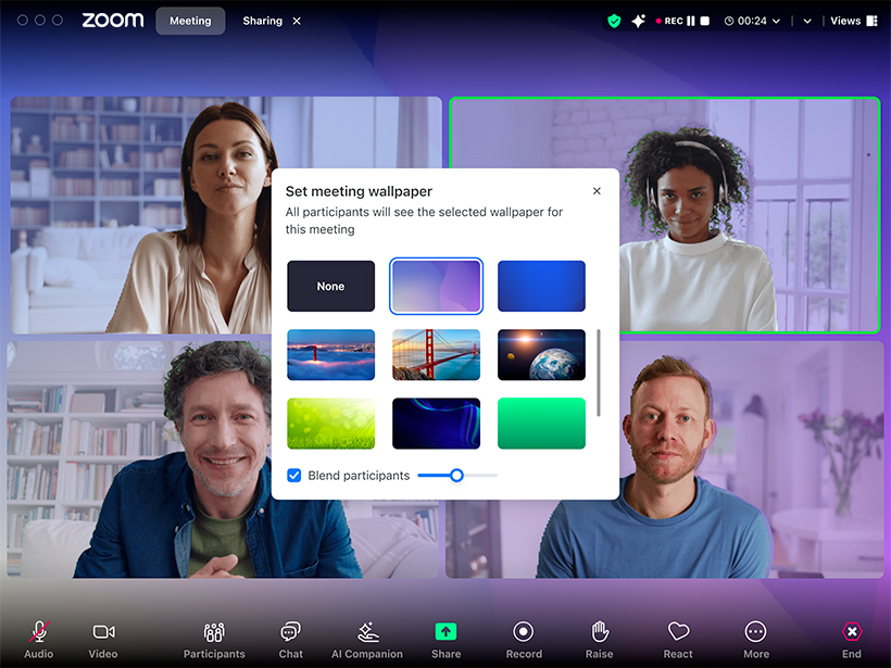 Cách sử dụng hình nền trong cuộc họp Zoom chi tiết