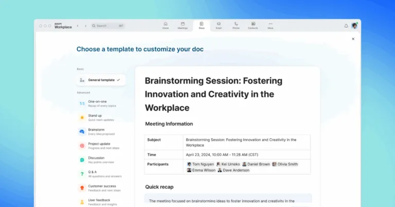 Hướng dẫn bắt đầu sử dụng Zoom Docs [2025]