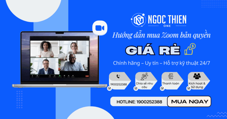 Banner hướng dẫn mua Zoom bản quyền giá rẻ – Chính hãng, uy tín, hỗ trợ kỹ thuật 24/7, liên hệ NTO 1900252388.