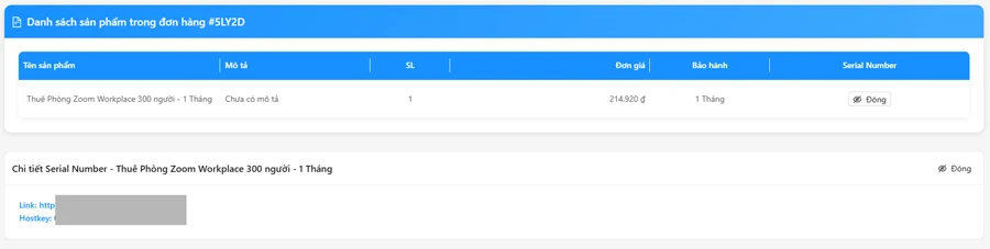 Bước 4: Nhận tài khoản & bắt đầu sử dụng ngay