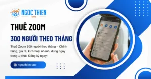 Hướng dẫn thuê Zoom 300 người theo tháng giá rẻ
