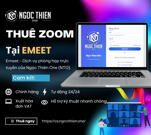 Vì sao nên thuê Zoom tại EMET?