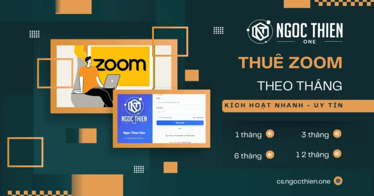 Thuê Zoom theo tháng – Giá rẻ, linh hoạt, uy tín