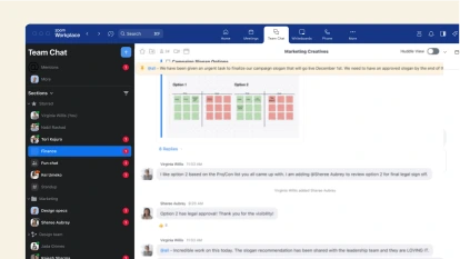 Duy trì sự ngăn nắp trong Team Chat