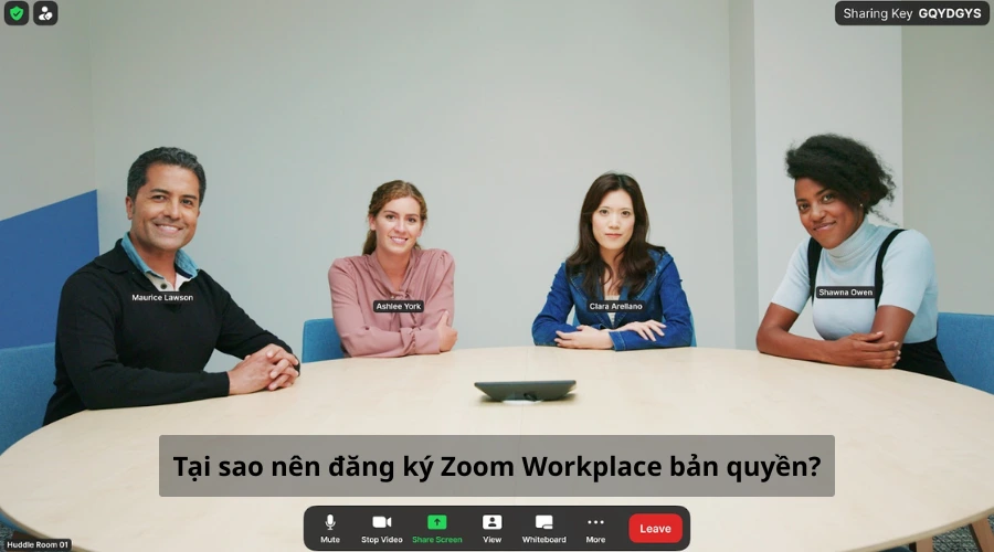 Tại sao nên đăng ký Zoom Workplace bản quyền?