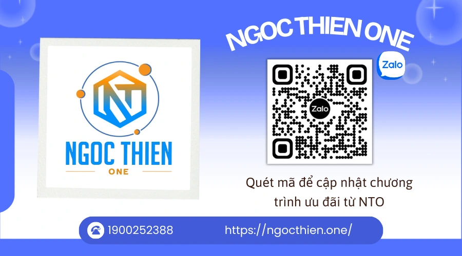 Để không bỏ lỡ các chương trình khuyến mãi và ưu đãi mới nhất từ NTO, vui lòng theo dõi Zalo của chúng tôi.