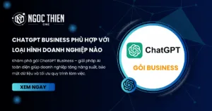 Gói ChatGPT Business phù hợp với loại hình doanh nghiệp nào?