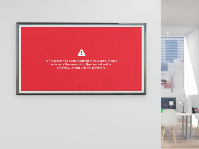 Bảng điện tử cảnh báo cho E911