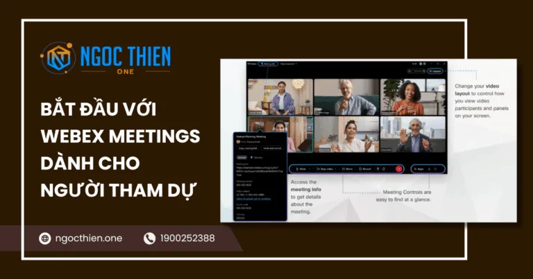 Bắt đầu với Webex Meetings dành cho người tham dự