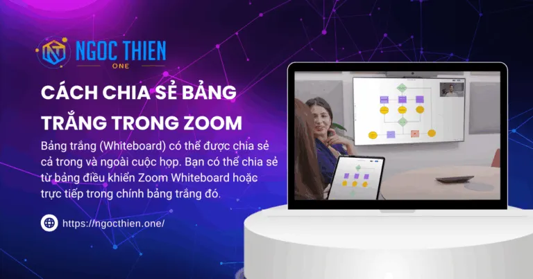 Cách chia sẻ bảng trắng trong Zoom